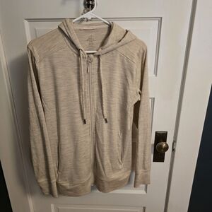 Woolx Merino Ryann Hoodie Cream Medium